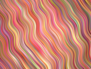 Obraz premium Multicolor striped abstract background. Vector illustration.