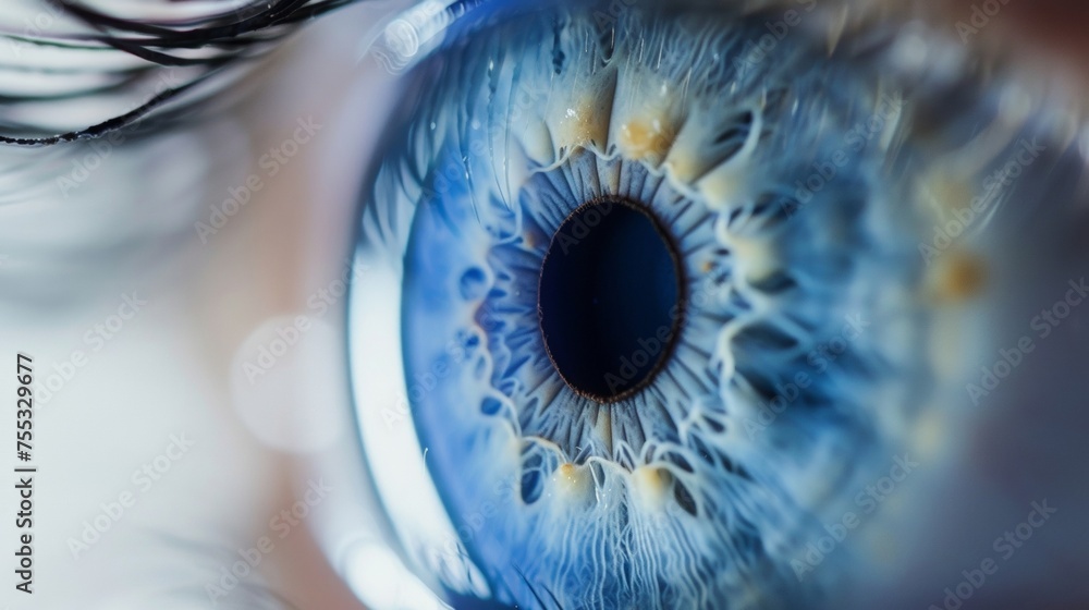 Poster an advanced intraocular lens is implanted by a skilled ophthalmologist during a cataract providing p