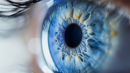 An advanced intraocular lens is implanted by a skilled ophthalmologist during a cataract providing patients with clear vision at multiple distances without the need for corrective