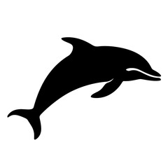 Fototapeta premium dolphin logo icon