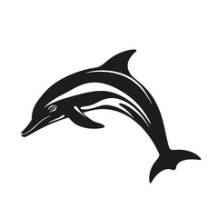 Obraz premium dolphin logo icon