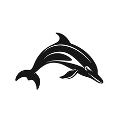 Fototapeta premium dolphin logo icon