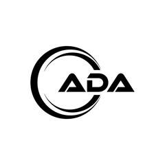 ADA Logo Design, Inspiration for a Unique Identity. Modern Elegance and Creative Design. Watermark Your Success with the Striking this Logo.