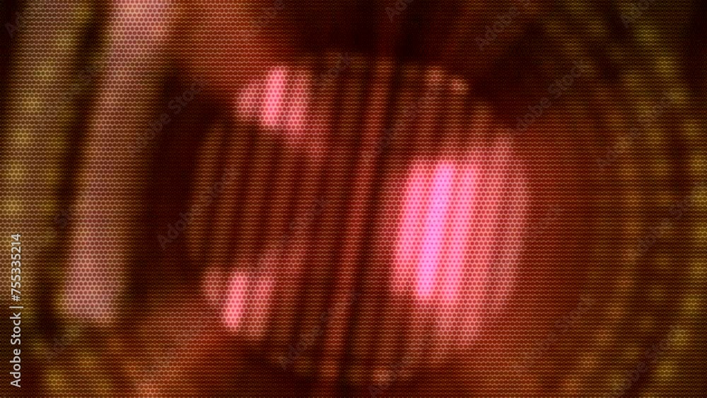 Poster animated moving motion background showing musical notes