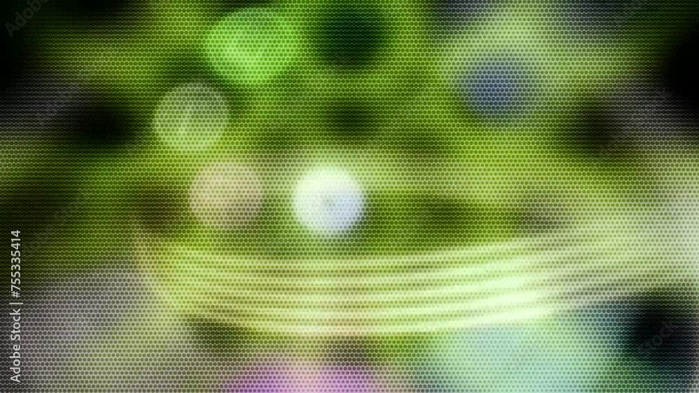 Poster animated moving motion background showing musical notes