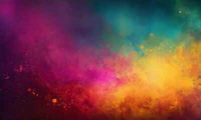 Fototapeta premium Watercolor gradient color Background, Watercolor wash. Abstract painting. Watercolor wash.