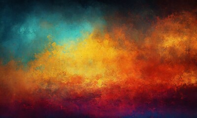 Obraz premium watercolor gradient background. Abstract hand paint square stain backdrop