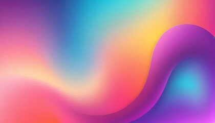 Abstract Colorful holographic gradient background design. Glowing retro waves background