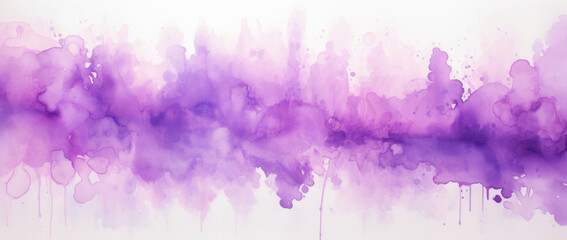 Abstract Purple Watercolor Splash