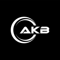 AKB Letter Logo Design, Inspiration for a Unique Identity. Modern Elegance and Creative Design. Watermark Your Success with the Striking this Logo.