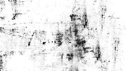 Black and white grunge urban texture vector with copy space. Abstract illustration surface dust and rough dirty wall background with empty template. Distress and grunge effect concept. Vector 