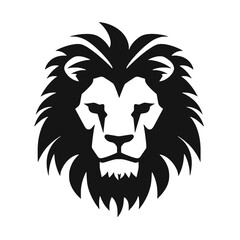 Lion with sunglasses Silhouette 