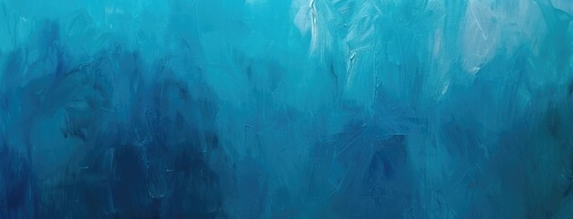 Blue Abstract Art Painting Texture Background