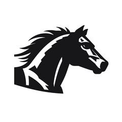 Horse head vector Silhouette 