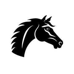 Horse head vector Silhouette 