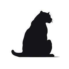 black panther Silhouette  