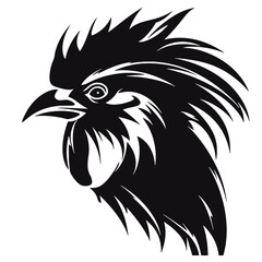 Obraz premium rooster Silhouette 