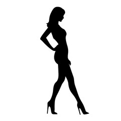 silhouette of a woman
