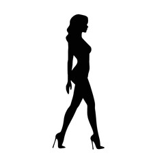 silhouette of a woman