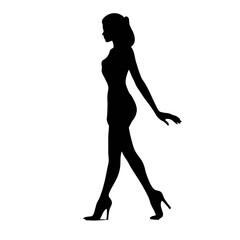 silhouette of a woman