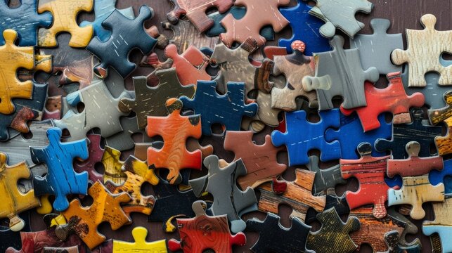 A symbolic image of a puzzle being put together with each piece representing an essential aspect of wills and estate management. The title Simplifying Life Understanding Wills