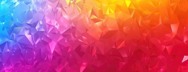Vibrant Geometric Shapes on Abstract Background