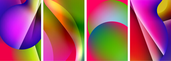 Abstract colors. Abstract backgrounds for wallpaper, business card, cover, poster, banner, brochure, header, website