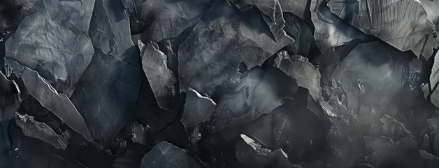 Rolgordijnen Dark Crystal Texture Abstract Background © evening_tao