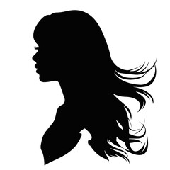 Girl  Profile silhouette faces  