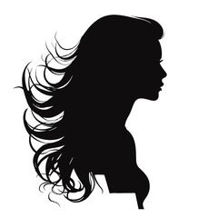  Girl  Profile silhouette faces  