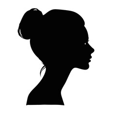  Girl  Profile silhouette faces  