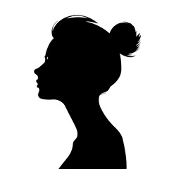  Girl  Profile silhouette faces  