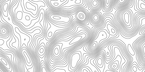 Black-white background from Ocean topographic. Geographic mountain relief. Panorama view gradient multicolor wave curve lines banner background design. 