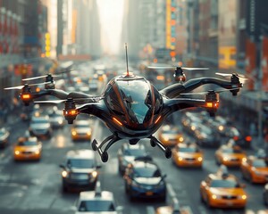 Advancing urban air mobility with drone taxis