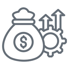 Obraz premium Expense Tracking Icon Element For Design