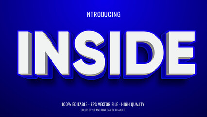 Inside editable text effect