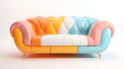 Sofa 3d rendering