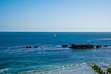 Obraz premium A beautiful overlooking view of nature in Laguna Beach, California