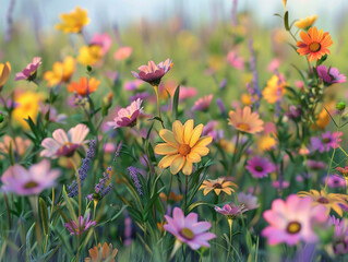 field of wildflowers