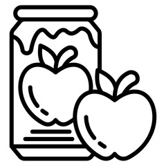 Apple Juice Icon Element For Design