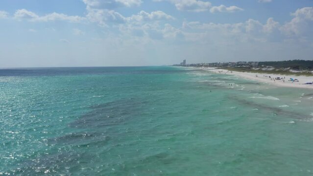 Aerial Ocean Beachfront