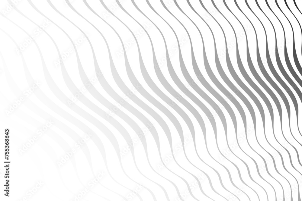 Aufkleber abstract background with waves and curve lines.