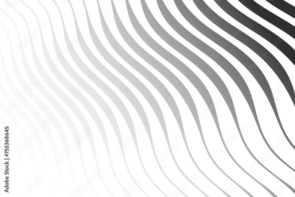 Poster abstract background with waves and curve lines.