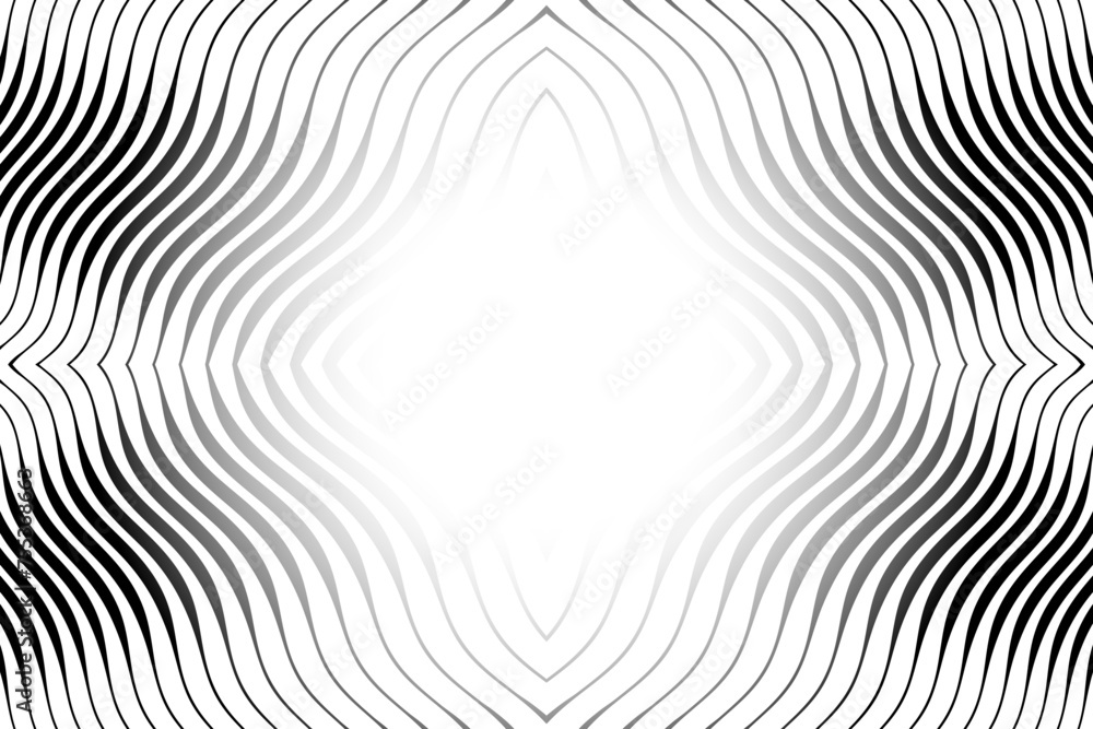 Aufkleber abstract background with waves and curve lines.