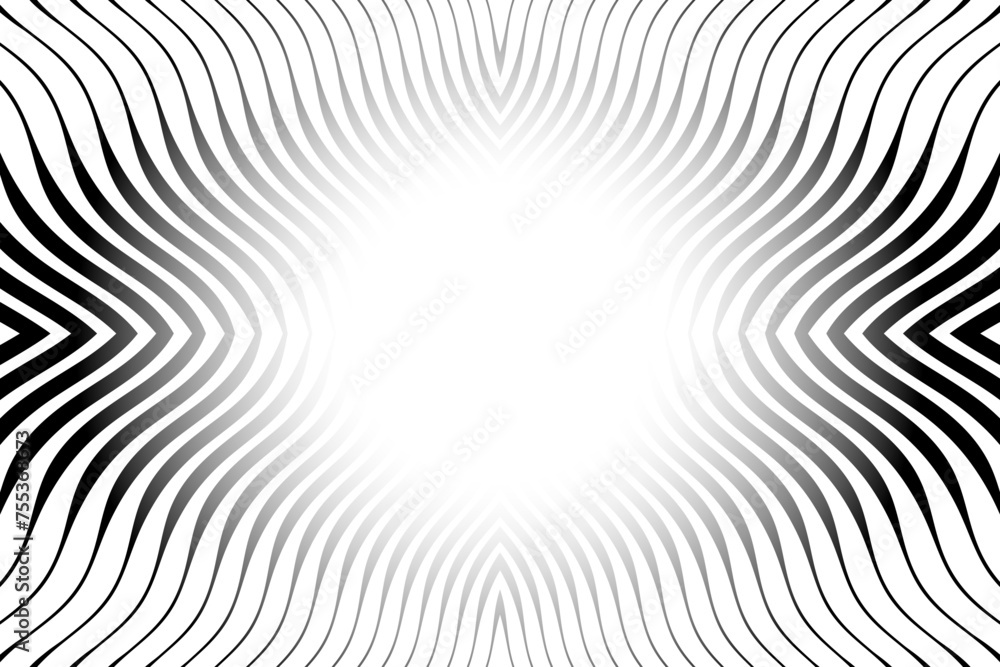 Poster abstract background with waves and curve lines.