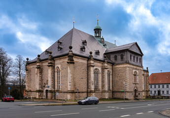 Fototapeta na wymiar St.Salvatoris-Kirche Clausthal-Zellerfeld