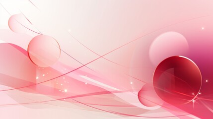 Futuristic Abstract Pink background with shiny lines, circles and random geometric shapes. Design...