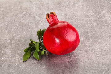 Ripe red sweet and juicy Pomegranate