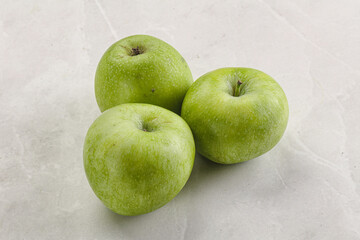 Sweet and juicy green apple