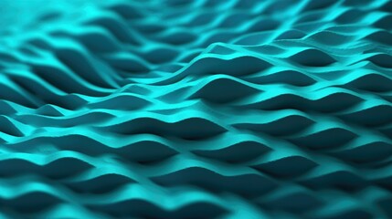 Obraz premium Blue wavy background. 3d rendering, 3d illustration.